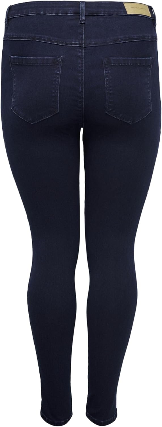 ONLY Damen Skinny-fit-Jeans 44W / 30L Blau (Dark Blue Denim Dark Blue Denim), 44W / 30L Blau (Dark B