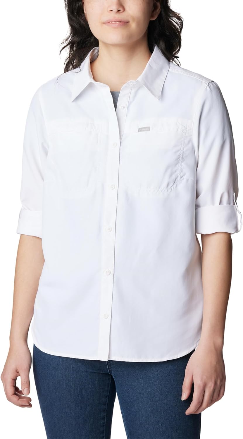 Columbia Damen Silver Ridge 3.0 Langarm-Shirt XS Weiss, XS Weiss