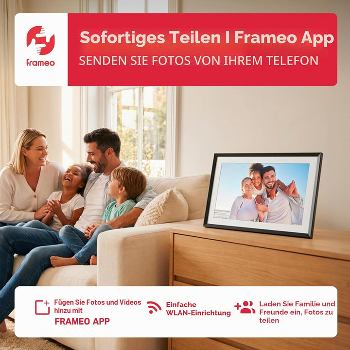 Agfa Photo - Bilderrahmen Realview 10' 10 Zoll mit WLAN, 10 Zoll mit WLAN