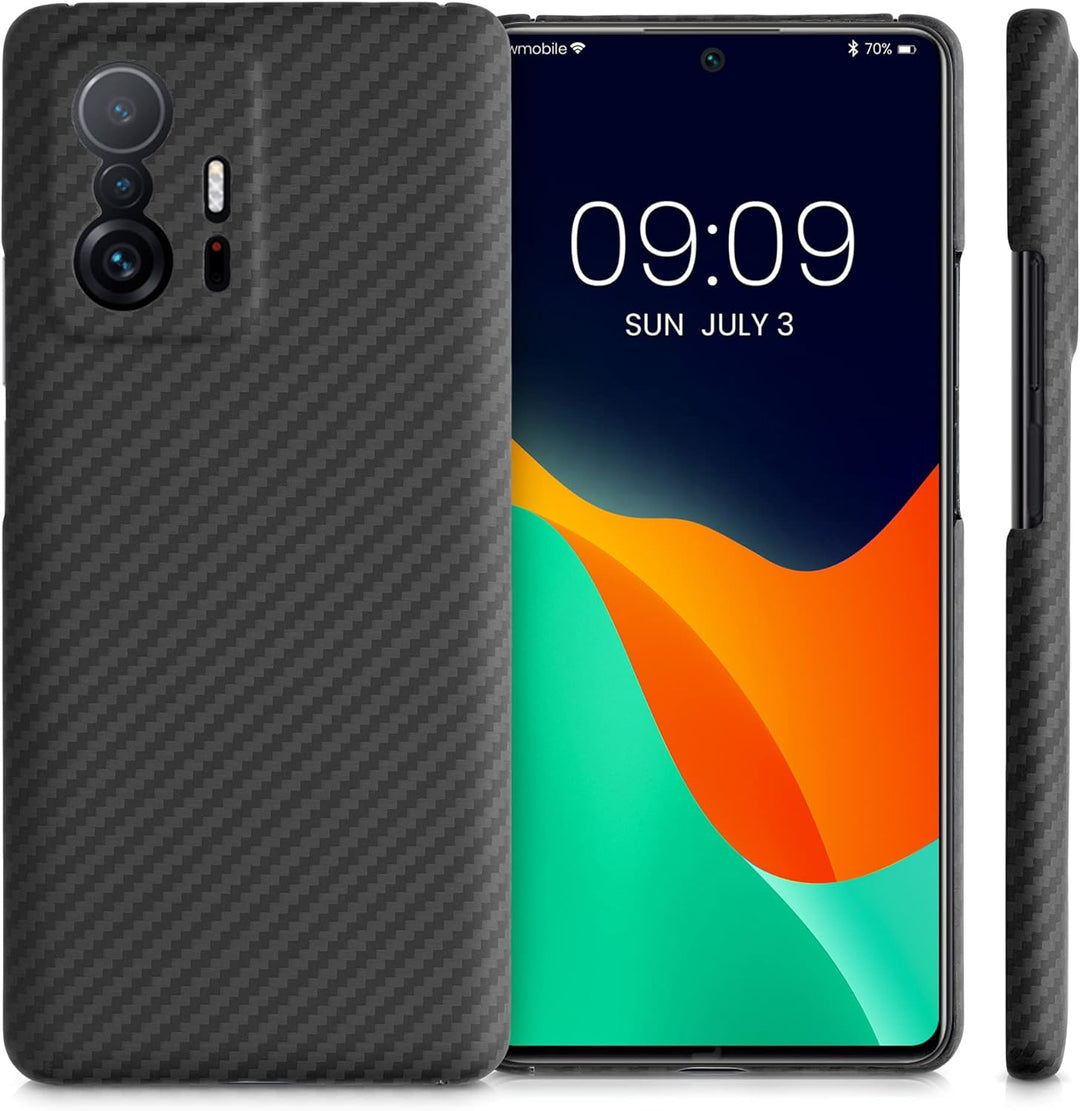 kalibri Schutzhülle kompatibel mit Xiaomi 11T / 11T Pro - Hülle Aramid - Handy Cover Case Handyhülle