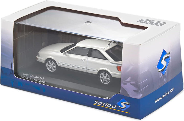 Solido Modellauto 1:43 Audi S2 Coupe weiss