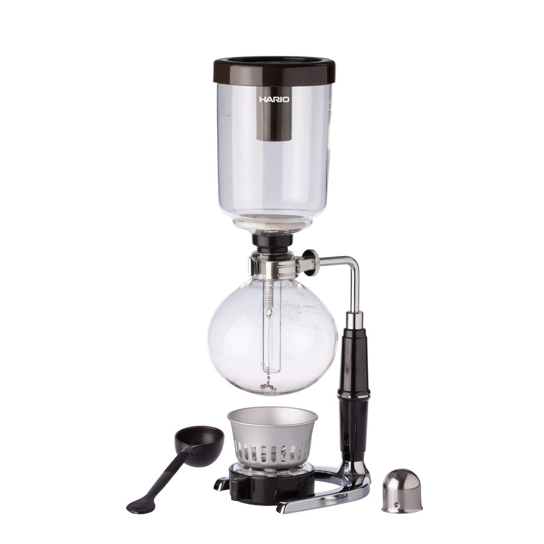 HARIO Kaffeezubereiter, Glas, 5 Tassen, schwarz, Single, Single