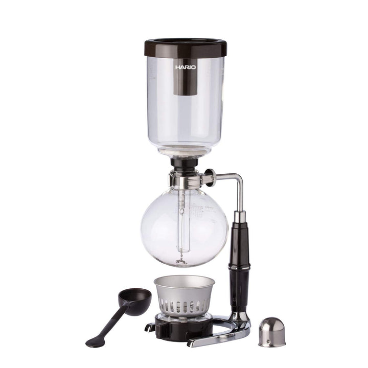 HARIO Kaffeezubereiter, Glas, 5 Tassen, schwarz, Single, Single
