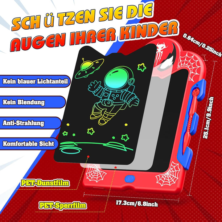 Braxel 2 Stück 8,5 Zoll LCD Schreibtafel Kinder Spielzeug Ab 2 3 4 5 6 Jahre Junge, Kinderspielzeug