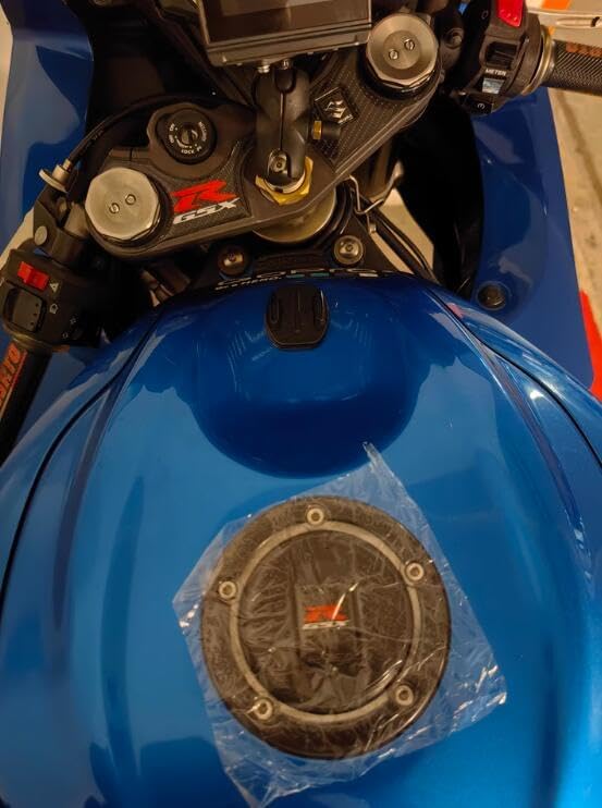 Motorrad-Dekorativer Aufkleber, 3D-Karbonfaser, Motorrad-Kraftstofftank-Aufkleber, geeignet für GSXR