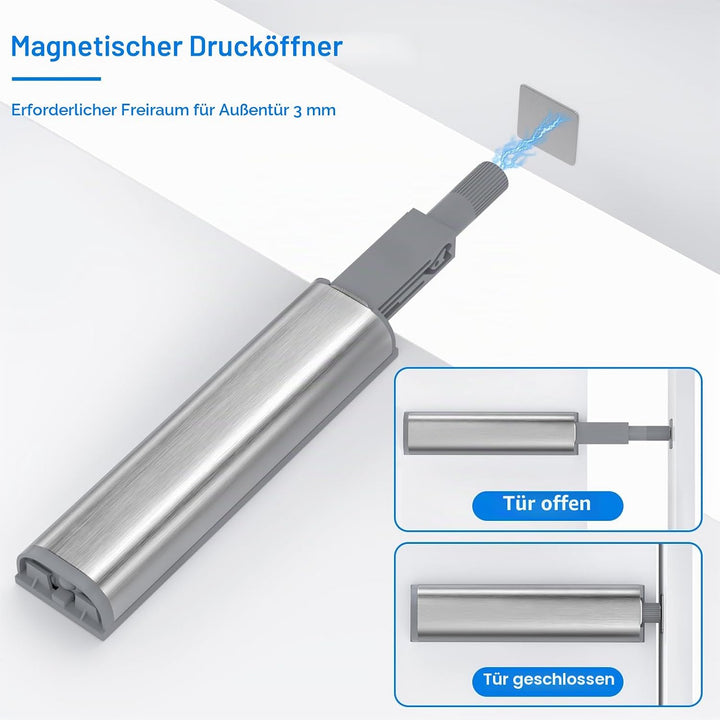Push to Open Türöffner Jiayi 10 Stück Drucktüröffner Schrank Push Open Magnet Tip On für Türen Besch