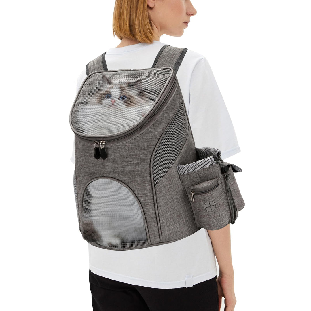 PETCUTE Hunderucksack Katzenrucksack Rucksack für kleine Hunde Haustiertragetasche Taschen mit Abneh
