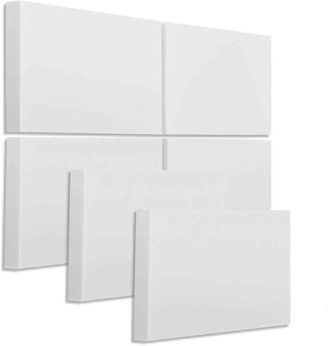 6 Schallabsorber Elemente aus Basotect ® G+ zur Verbesserung der Raumakustik/je 825x550x50mm 6 Eleme