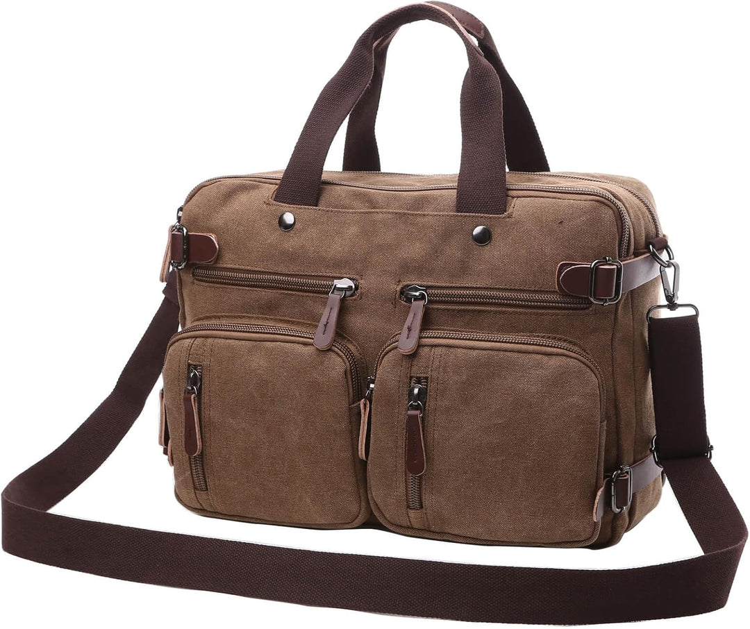 Laptop-Aktentasche, wandelbarer Rucksack, Kuriertasche, Handtasche, multifunktionaler Reiserucksack,