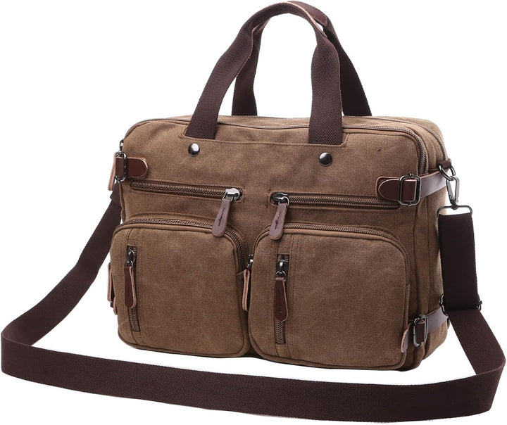 Laptop-Aktentasche, wandelbarer Rucksack, Kuriertasche, Handtasche, multifunktionaler Reiserucksack,