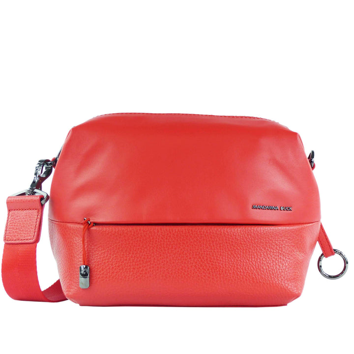 Mandarina Duck Damen Schultertasche Athena Small Crossover UPT03 (24x17x11 cm) (Lacquer(Rot))