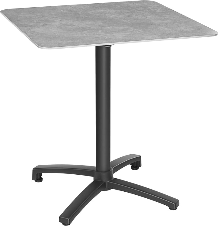 NATERIAL - Gartentisch Livia Origami - 2 Personen - Klapptisch - 69.5 x 69.5 x 74 cm - Balkontisch k