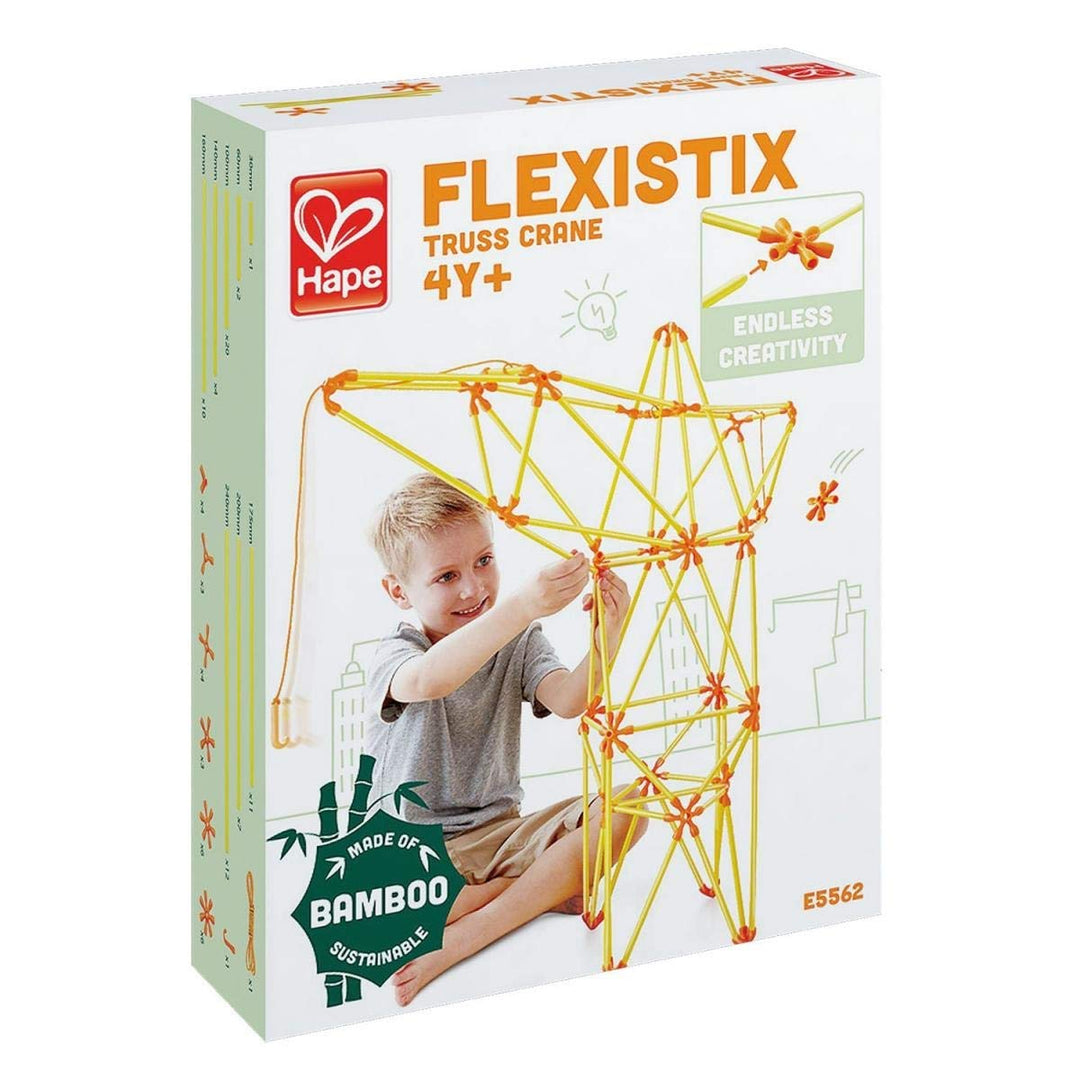Hape E5562 Flexistix Truss Crane Construction Set Made From Bamboo - Building Toys Auslegerkran, Aus