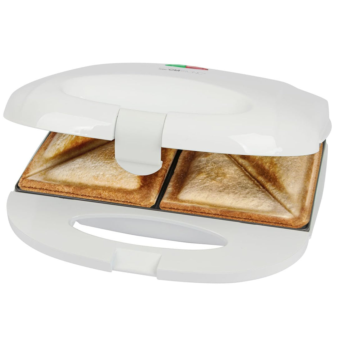 Clatronic® Sandwichmaker | für dreieckige Sandwichplatten | Sandwichtoaster mit Antihaftbeschichtung