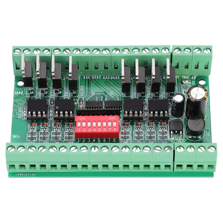 8-Kanal NPN/PNP zu NPN 5V / 24V Pegelwandlermodul Rechteckwelle verstärken Signalumwandlungsmodul Pe