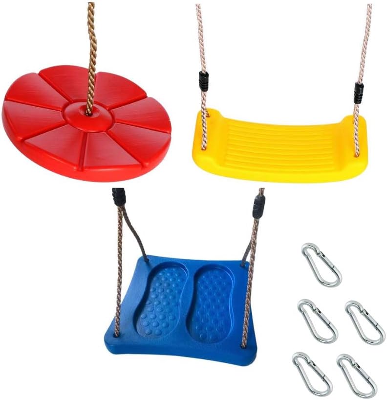 h2i Schaukel aus Kunststoff für Kinder und Kleinkinder | Wetterfester Schaukelsitz Indoor & Outdoor
