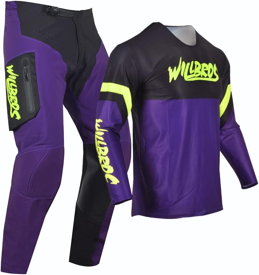 Willbros Motocross Jersey Hose Combo Männer Frauen Dreckiges Fahrrad MX Ausrüstungsset Offroad mit R