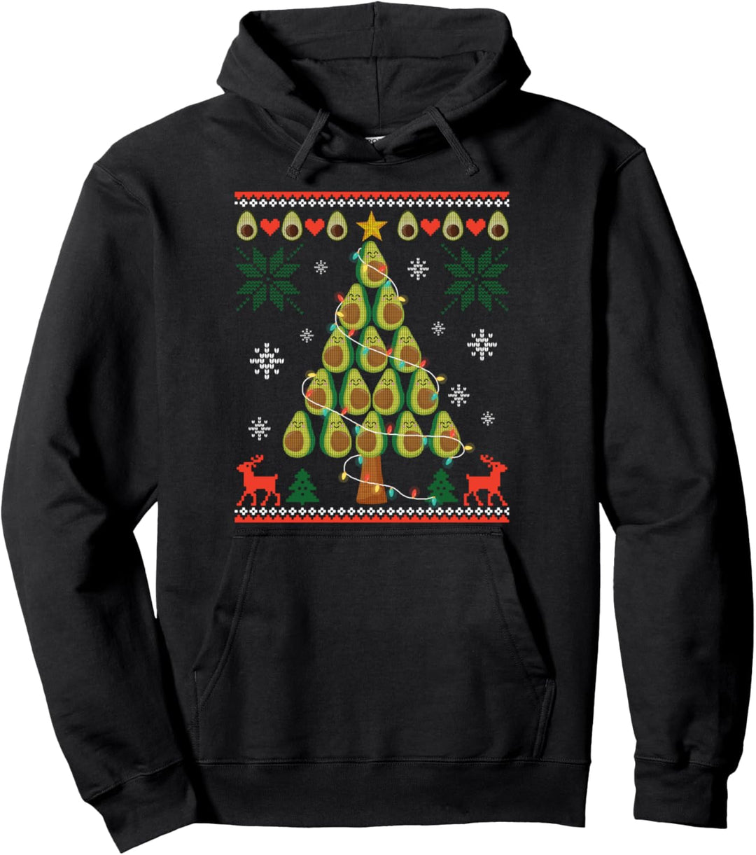 Avocado Weihnachtsbaum – Avocado Lover Ugly Xmas Sweater Pullover Hoodie