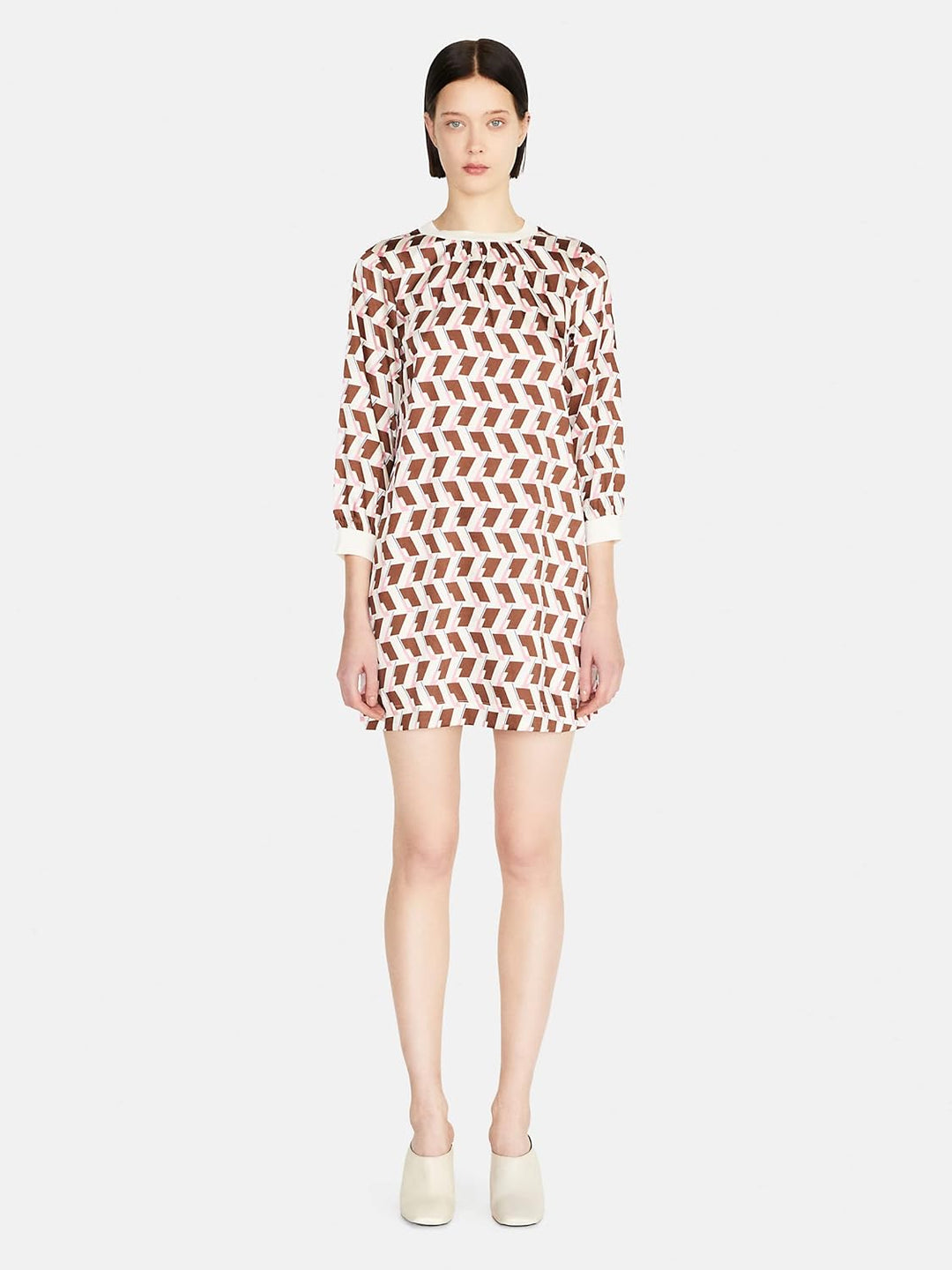 SISLEY Damen Dress 34 Multicolor 62q, 34 Multicolor 62q