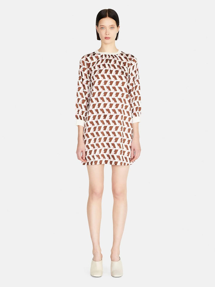 SISLEY Damen Dress 34 Multicolor 62q, 34 Multicolor 62q