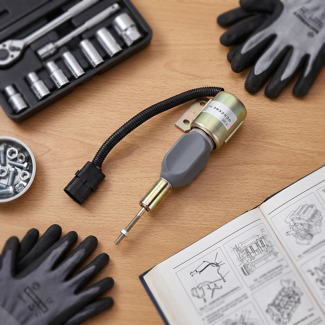 24-V-Motorabsperrmagnetventil Kraftstoffstopp-Flameout-Magnetventil 3932530 SA - 475624 Passend für
