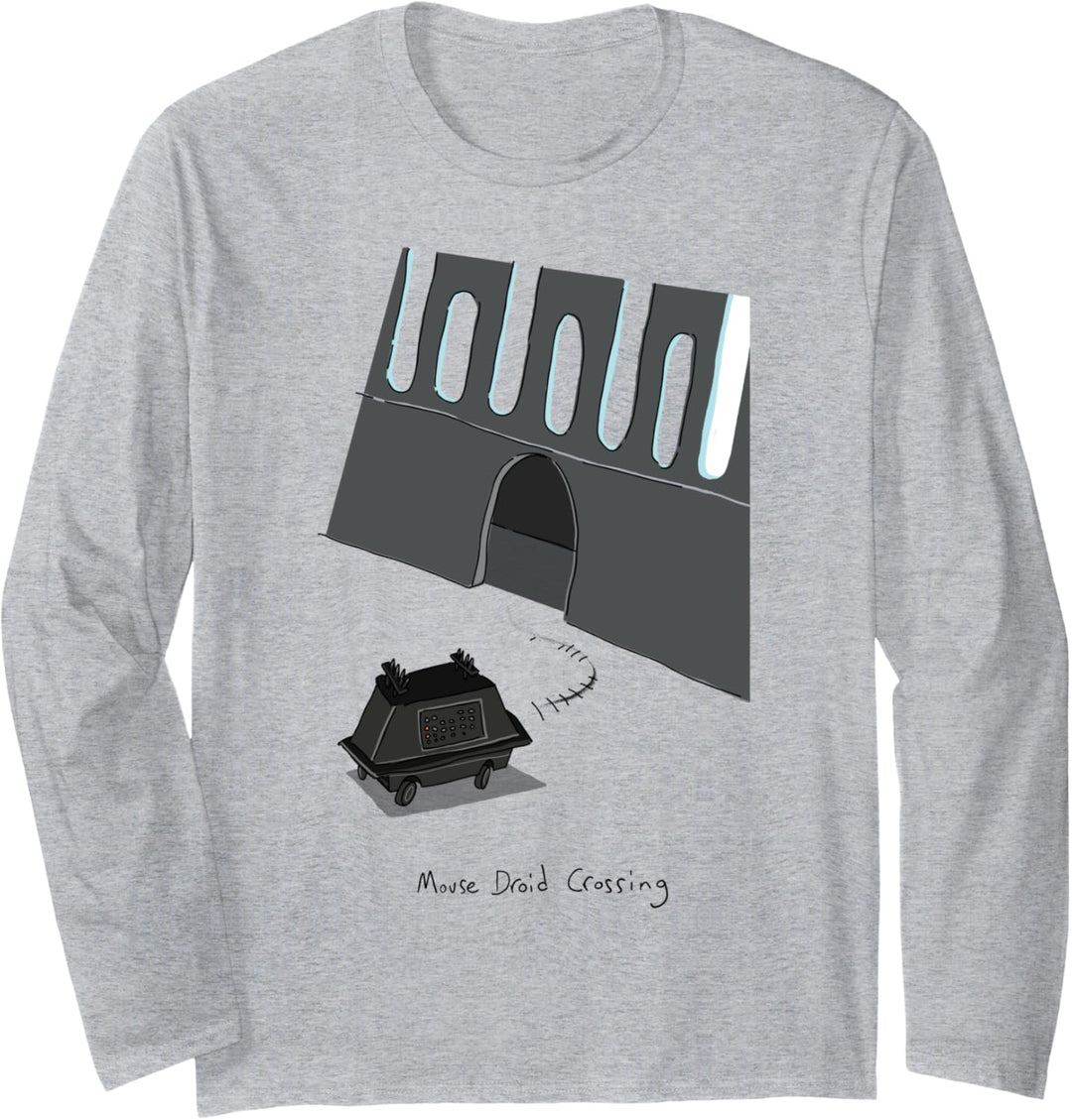 Star Wars Mouse Droid Crossing Langarmshirt