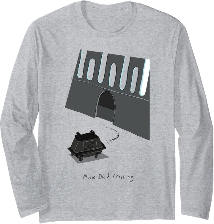 Star Wars Mouse Droid Crossing Langarmshirt