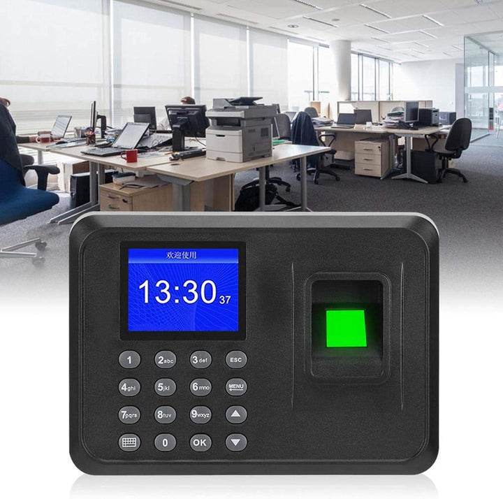 Fingerabdruck-Anwesenheitsgerät, 2,4-Zoll-Display, biometrisches Zeiterfassungsgerät, Mitarbeiter-Ch