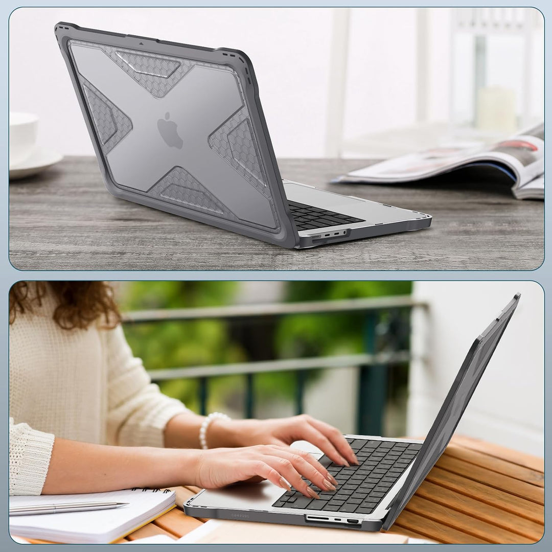 Fintie Hülle Kompatibel mit MacBook Pro 14" (2023-2021 Freisetzung) A2992 A2918 A2779 A2442 M3 M2 M1