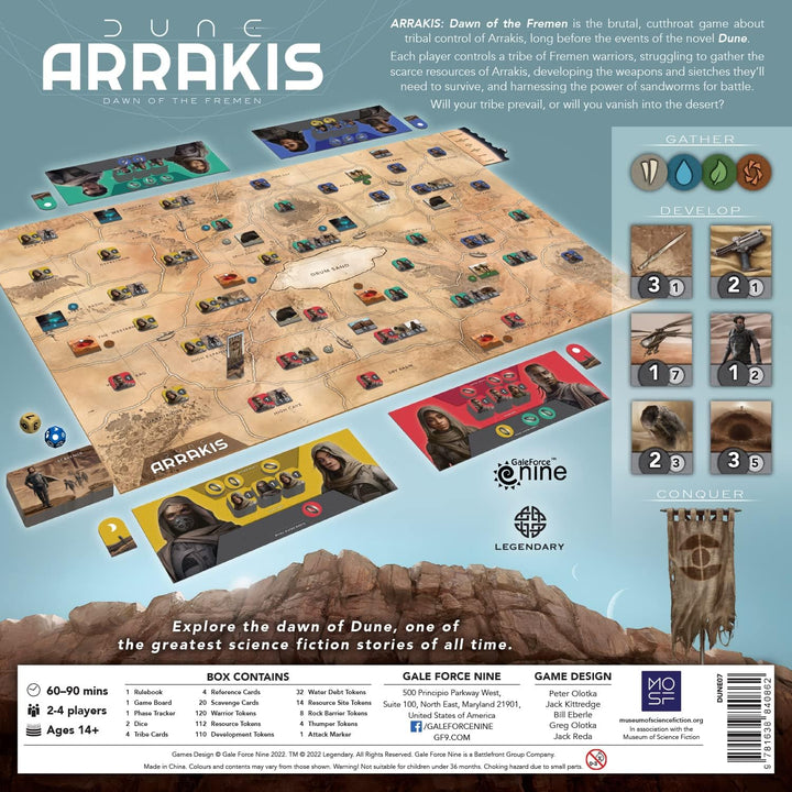 Gale Force Nine GF9DUNE7 Dune – Arrakis: Dawn of the Fremen