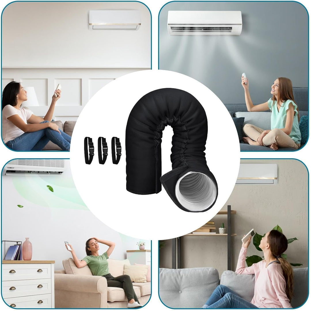 150x50cm Schlauch Abdeckung Für Tragbare Klimaanlage – Für 12,7cm &amp; 15cm Durchmesser Auspuff – Kl-im
