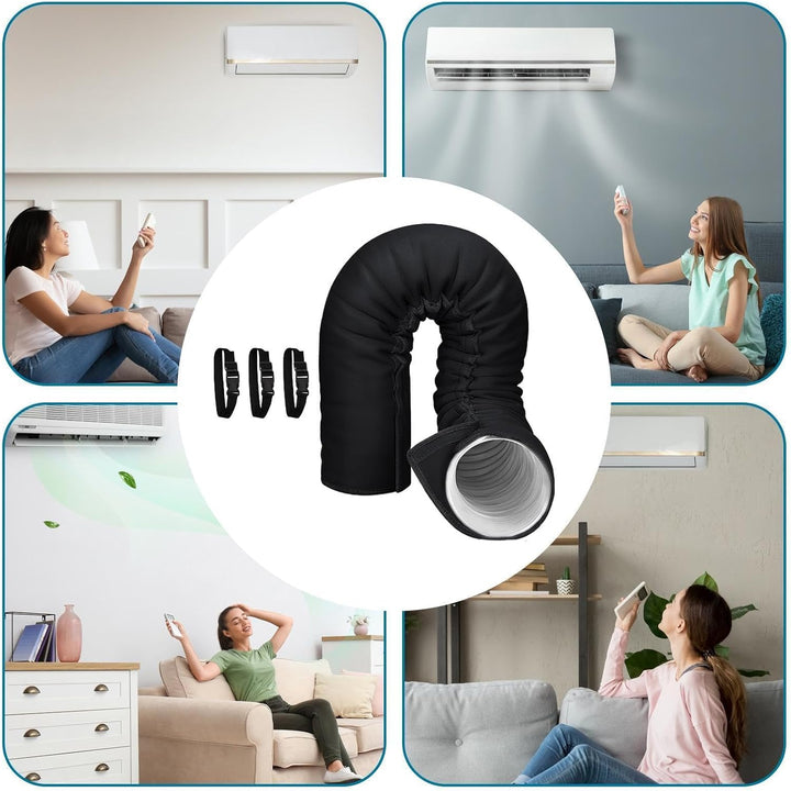 150x50cm Schlauch Abdeckung Für Tragbare Klimaanlage – Für 12,7cm &amp; 15cm Durchmesser Auspuff – Kl-im