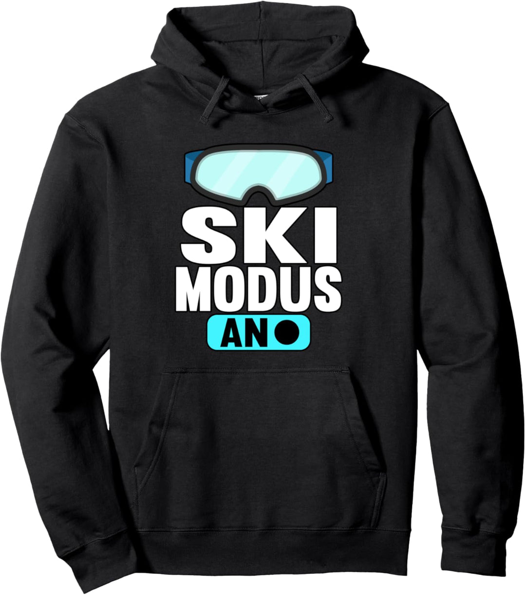 Ski Skipiste Skiurlaub Skigebiet Apres Ski Spruch Pullover Hoodie