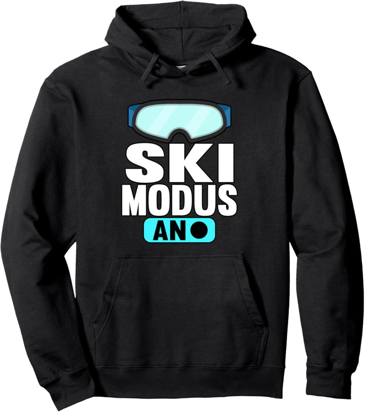 Ski Skipiste Skiurlaub Skigebiet Apres Ski Spruch Pullover Hoodie
