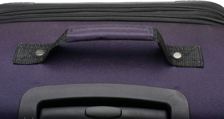 U.S. Traveler Aviron Bay Erweiterbares Softside Gepäck mit Drehrädern Carry-on 22-Inch Violett, Carr