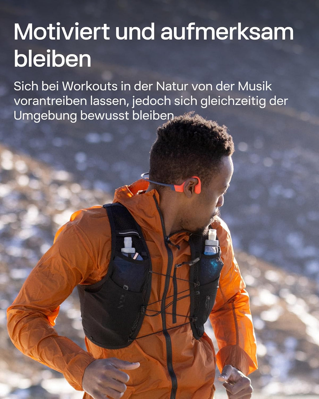 SHOKZ OpenSwim Pro Knochenschall Schwimmen Kopfhörer, IP68 Wasserdicht, 32GB MP3 Player, Bluetooth 5