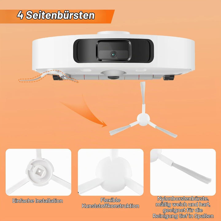 Spofan Zubehör Ersatz für Xiaomi X20+/X10+ Plus, für Dreame L10s Ultra/L10 Ultra/L10 Prime Saugrobot