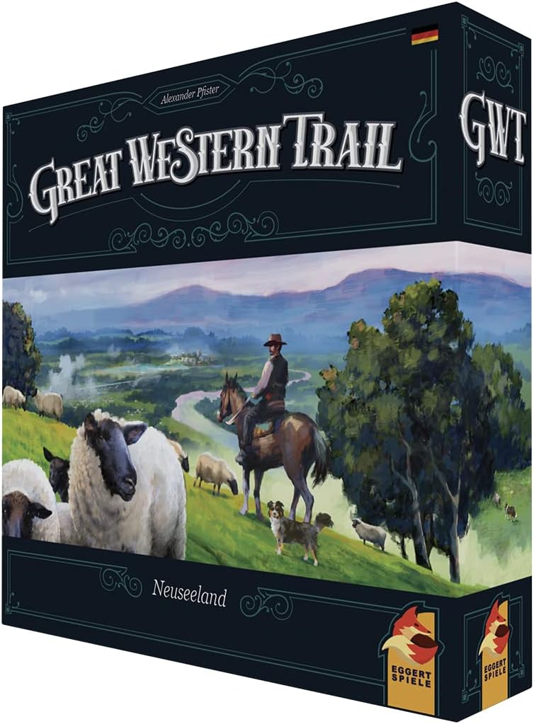 Eggertspiele | Great Western Trail – Neuseeland | Kennerspiel | Strategiespiel | 1-4 Spieler | Ab 12