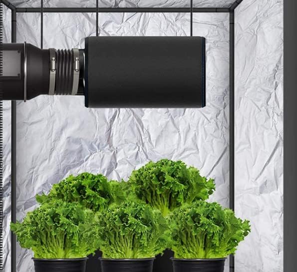Kohlefilter Geruchsfilter RC412 Aktivkohlefilter Luft-Filter Abluft-Filter Grow Filter für Pflanzen