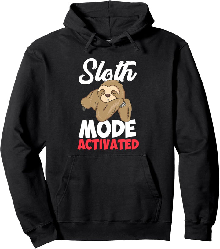 Faultier-Modus aktiviertes Faultier im Schlummerzeit-Faultier Pullover Hoodie