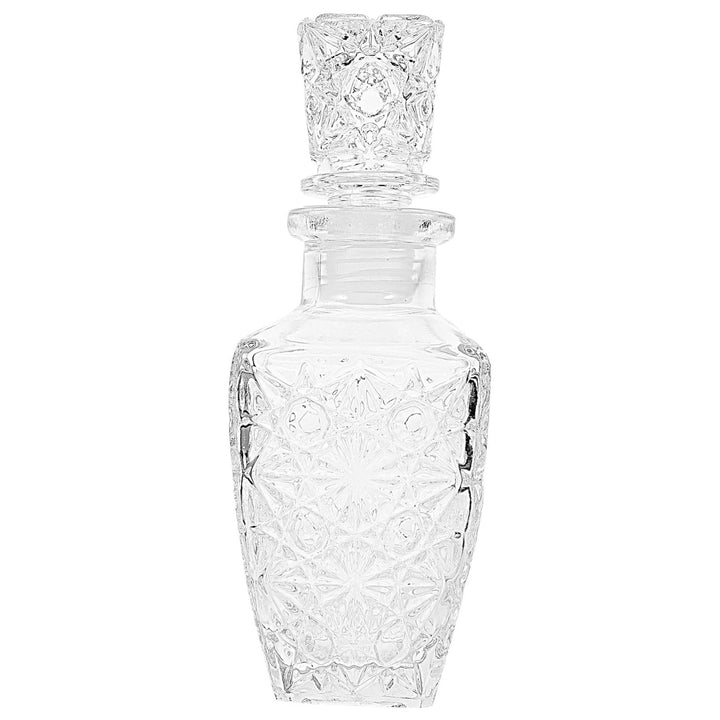 Transparente Whiskyglaskaraffe Glas Spirituosenspender 250ml – Dickwandige Weindekanter Karaffe Mit