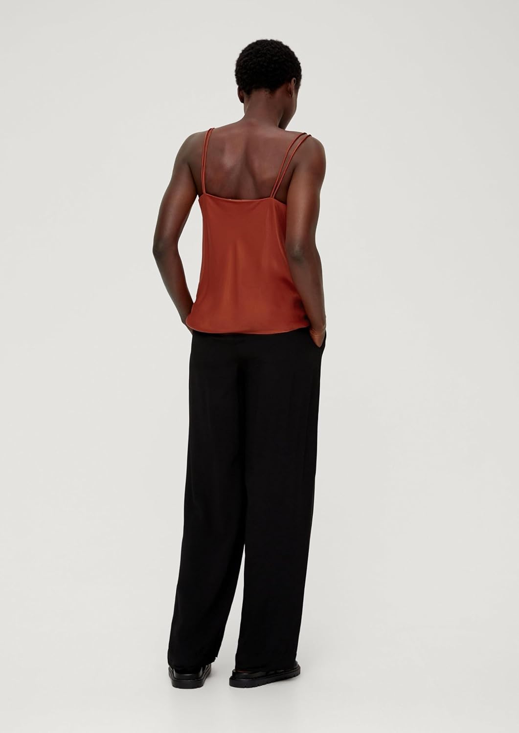 s.Oliver BLACK LABEL Damen Blusen Top 44 Orange 2813, 44 Orange 2813