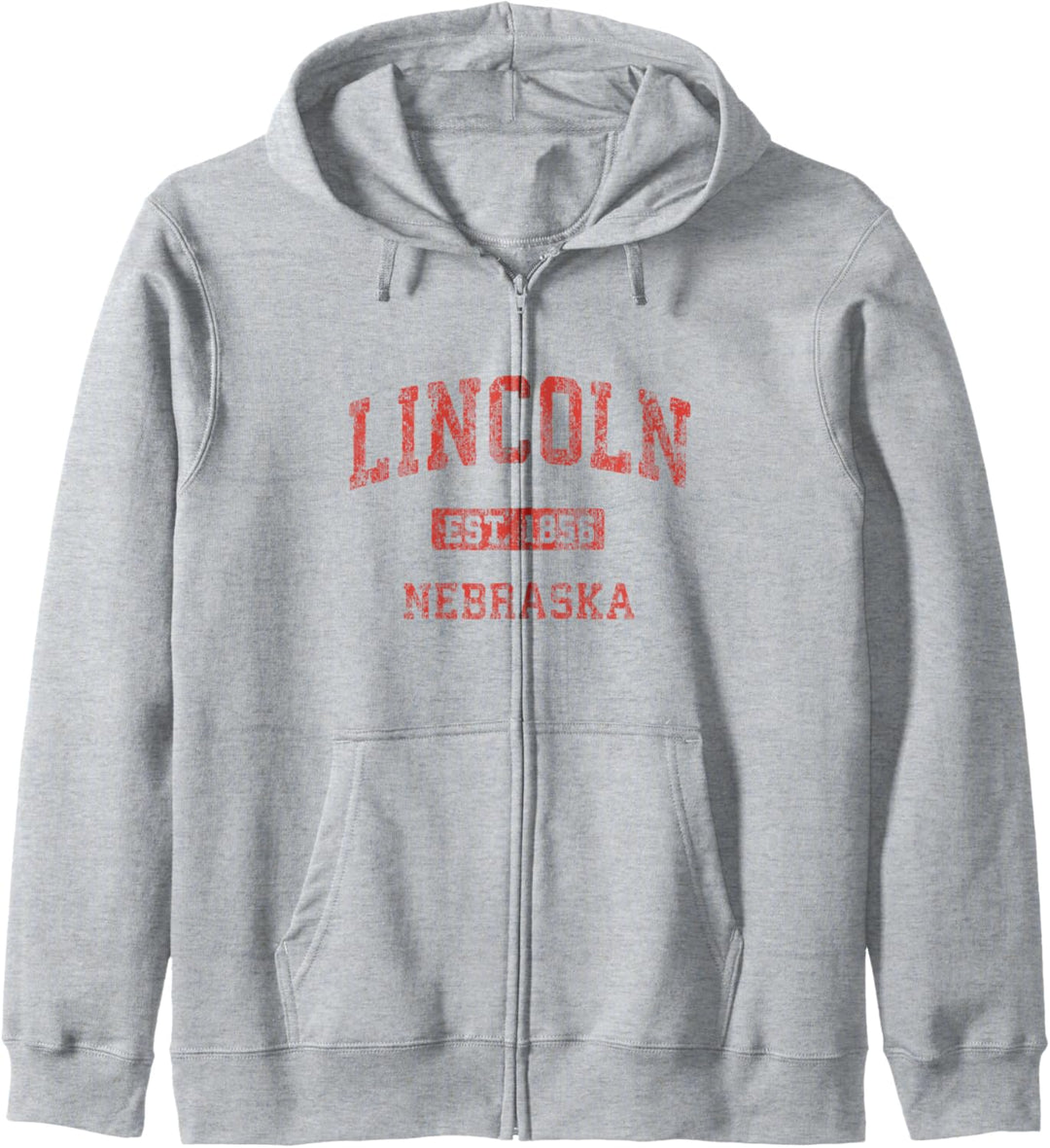 Lincoln Nebraska NE Vintage Sportdesign Kapuzenjacke