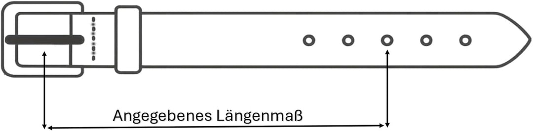 MGM Damen Lolo Gürtel 95 Cognac, 95 Cognac