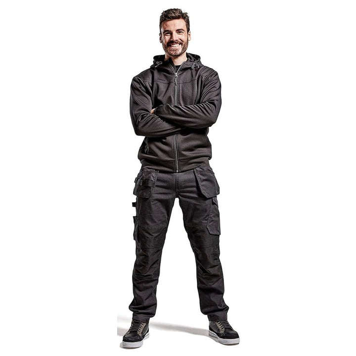 Blakläder 149613309998C50 Service Bundhose mit Nageltaschen Grösse in Schwarz/Dunkelgrau, C50 50 Bla