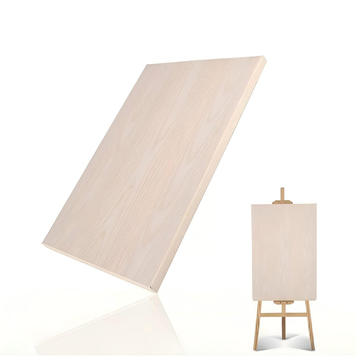 Baxnore Holz Malbrett, 45×30cm Malgrund aus Holz, Reise Holz Malplatte, Maltuch Bilderrahmen Malkart
