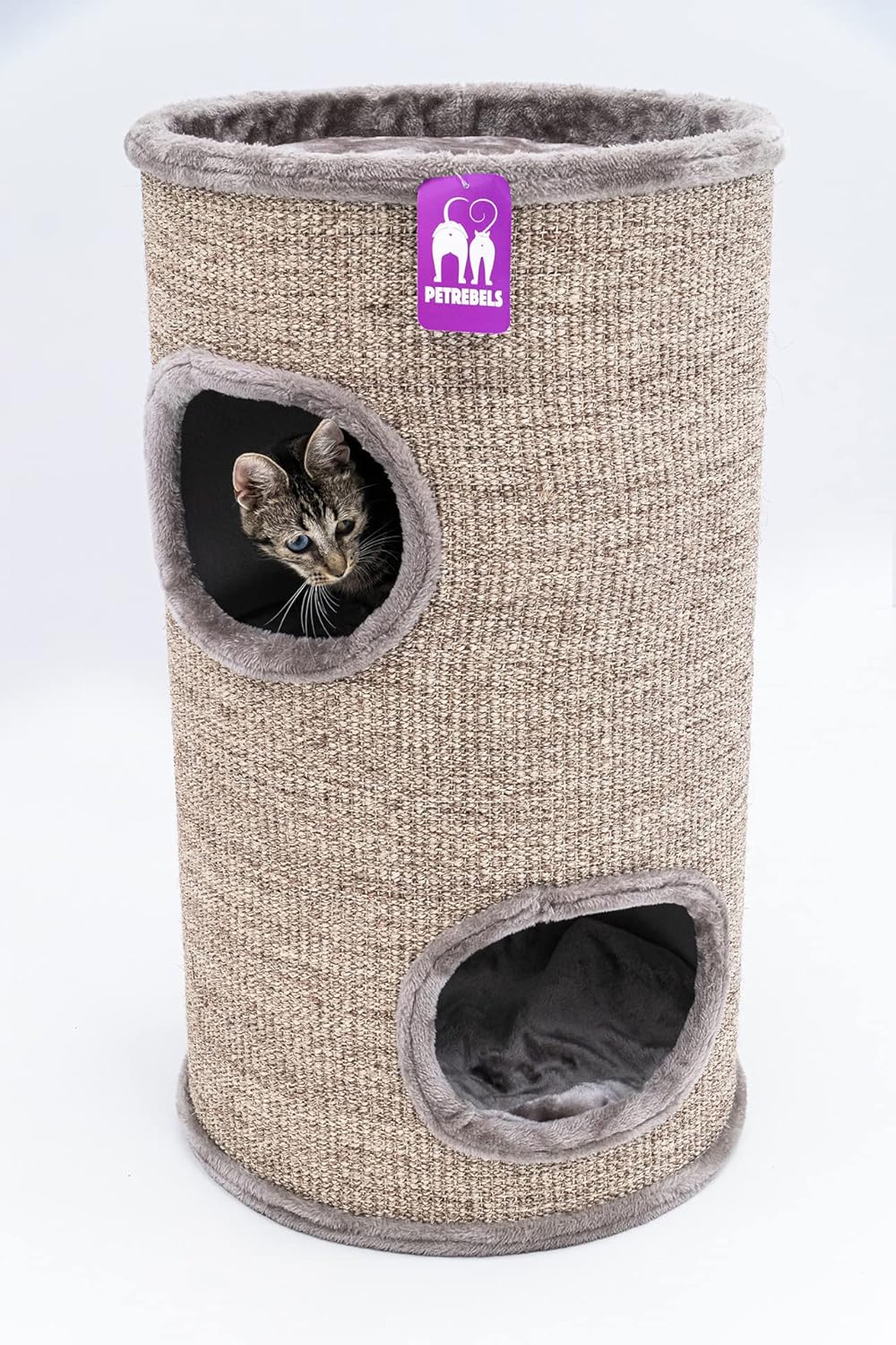 Petrebels Kratztonne Dome 80 cm hoch, Ø 45 cm, extra Breit und Schwer für Ultimative Stabilität, Far