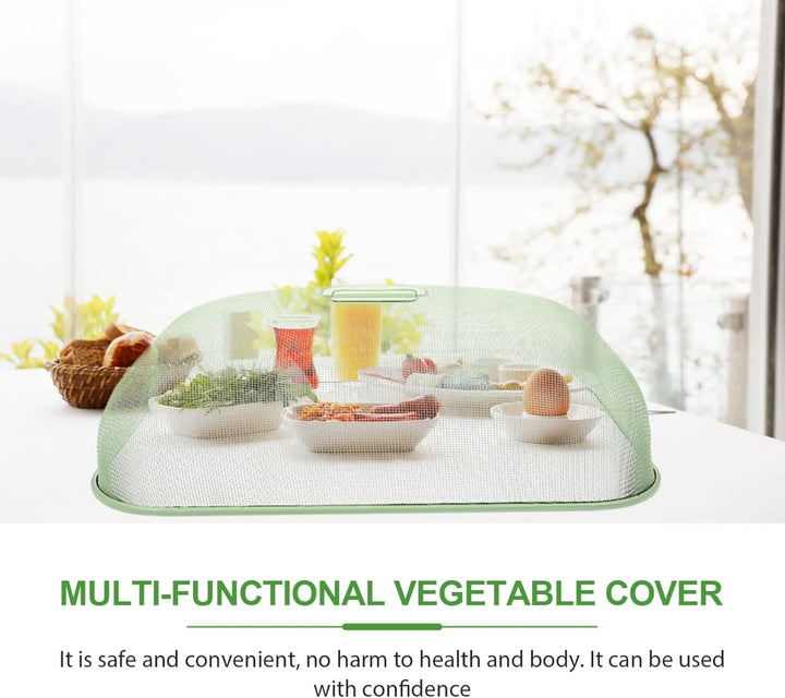 HEMOTON Eisen Lebensmittel Abdeckung Haube Fliegenhaube Metall Abdeckhaube Fliegenhauben Für Lebensm