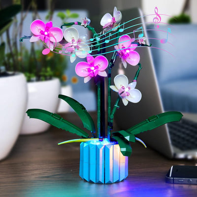 Led Licht Set für Lego Orchidee,Sound Version (Spiel Musik) Dekorationsbeleuchtungsset für Lego 1031