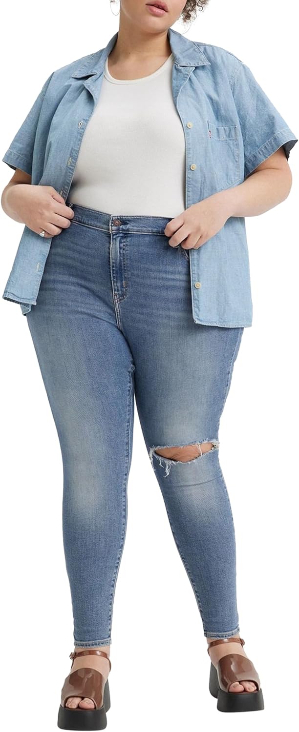 Levi's Damen Plus Size 720 High Rise Super Skinny Jeans S Island Medium Plus, S Island Medium Plus